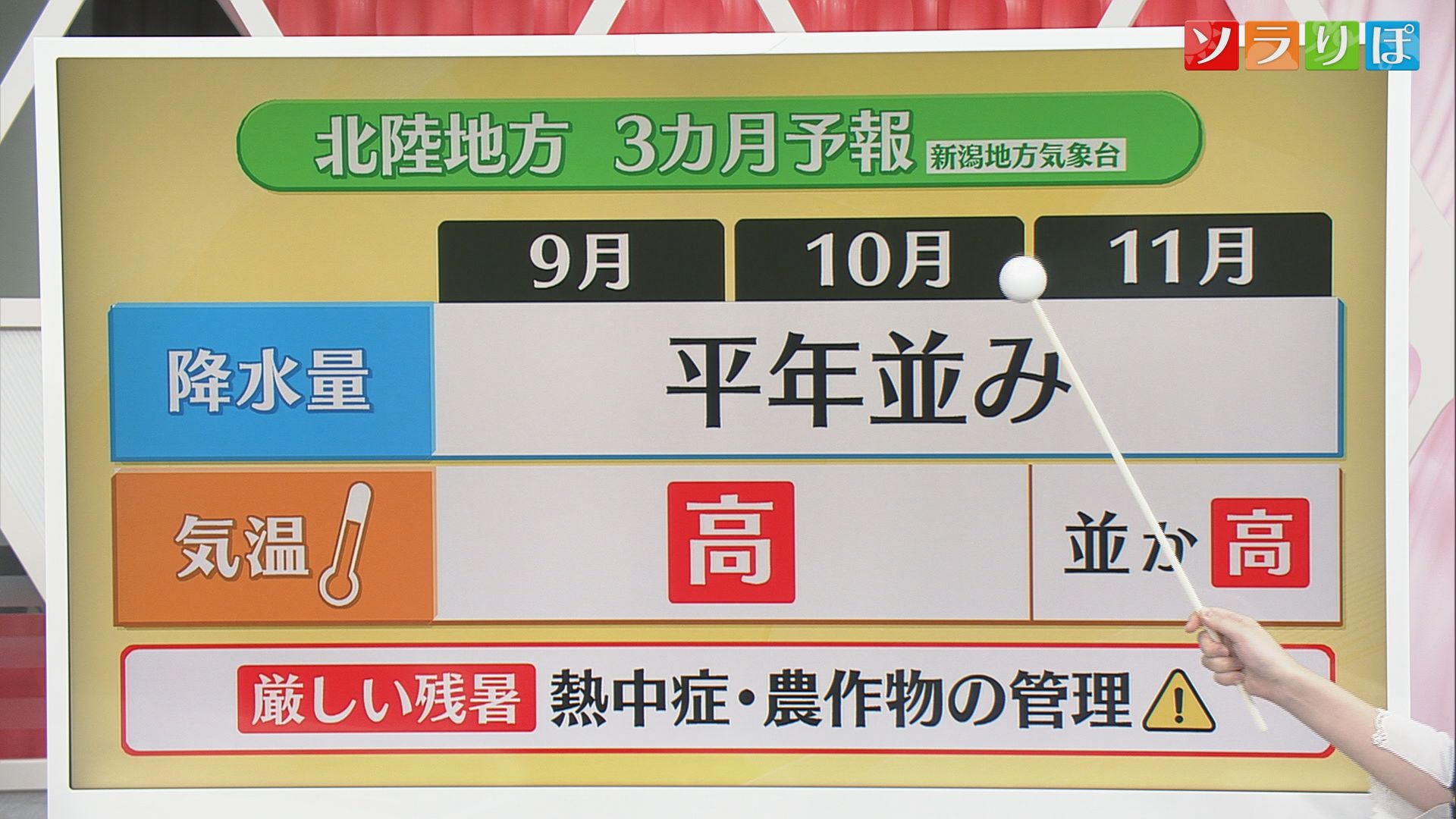 【気象予報士が解説｜台風9号の影響】21日は一部で傘の出番も－引き続き、熱中症にも注意を【新潟】